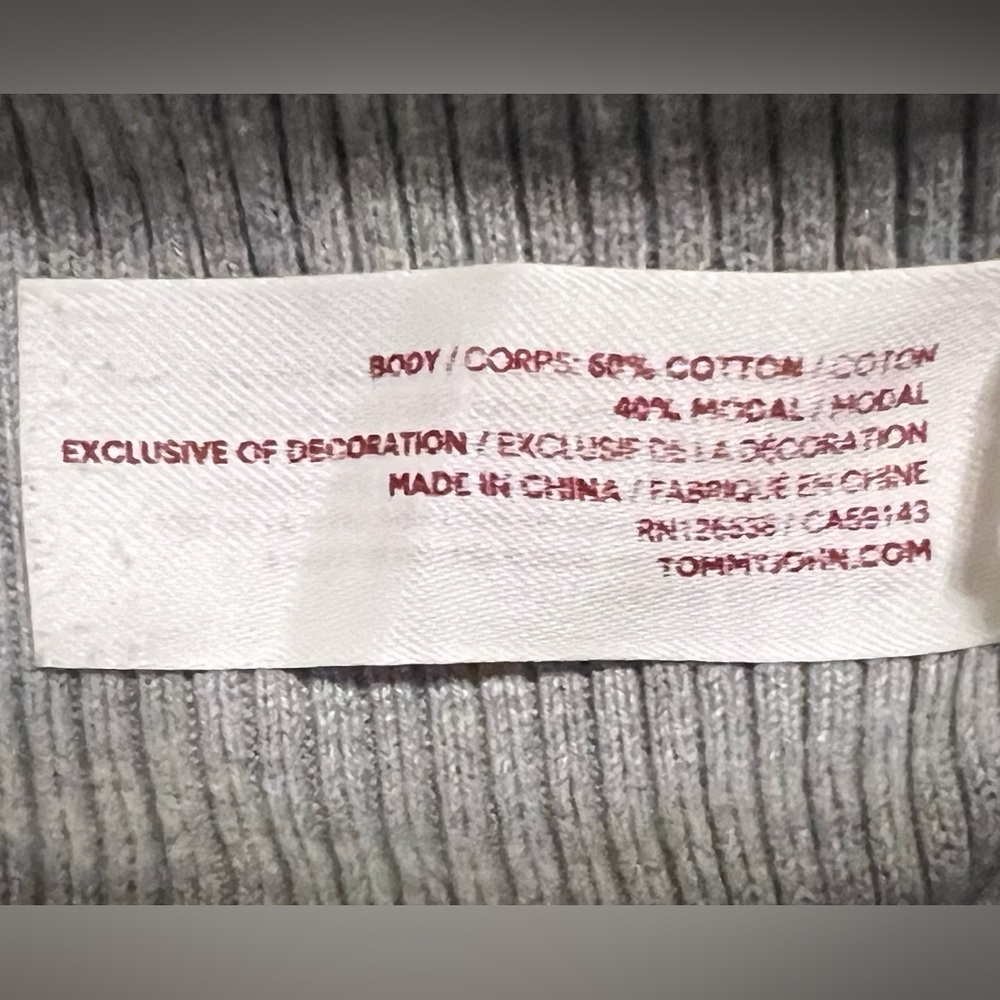 Tommy John Ribbed Cotton Joggers - Picture 5 of 5